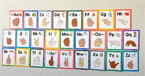 Sign Language Alphabet Printable