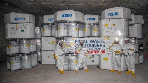 More than 20,000 containers of radioactive waste fill WIPP section