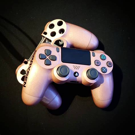 Rose Gold PS4 Controller #KwikBoyModz#CustomController#CustomControllers#PS4Controller# ...