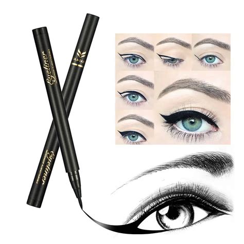 Brown/Black Eyeliner Liquid Eye Liner Pencil Makeup Beauty Cosmetic Waterproof-in Eyeliner from ...