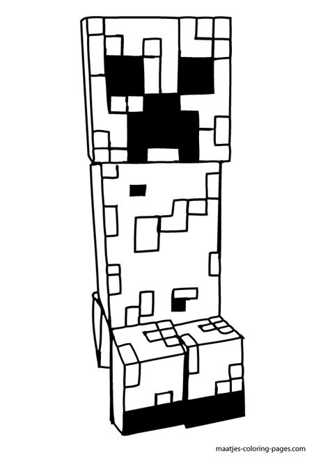 Coloring Page Minecraft