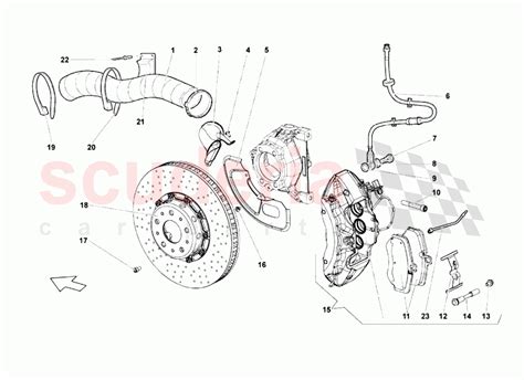 Front Brakes - Carboceramic parts for Lamborghini Murcielago LP670 ...