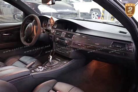 BMW E92 M3 carbon fiber interior