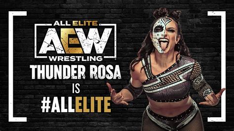 Thunder Rosa signs with AEW — Lucha Central