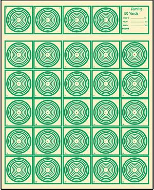 BenchRest Shooters Targets