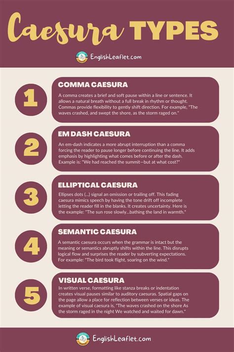 What is Caesura? (Examples, Types, Functions) - EnglishLeaflet