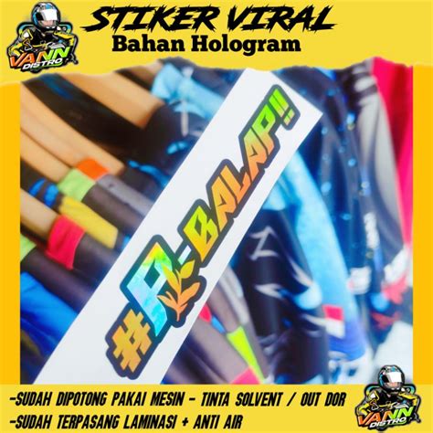 Jual Stiker P-Balap | Shopee Indonesia