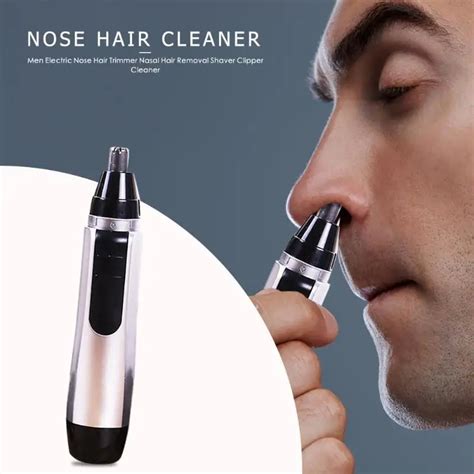 Men Electric Nose Hair Trimmer Nasal Hair Removal Shaver Clipper ...