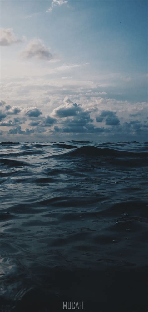 Dark Blue Ocean Wallpaper