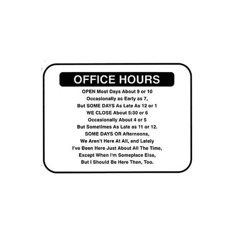 Harvey's Office Hours Sign | Office signs, Office humor, Sign quotes