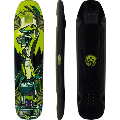 Madrid Nessie Longboard Skateboard Deck w/ Grip