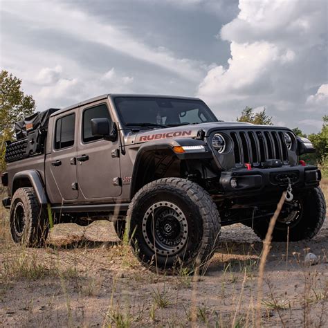 JEEP GLADIATOR BLACK RHINO ABRAMS TEXTURED MATTE GUNMETAL