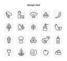 Food Allergy Icons Vector Art, Icons, and Graphics for Free Download