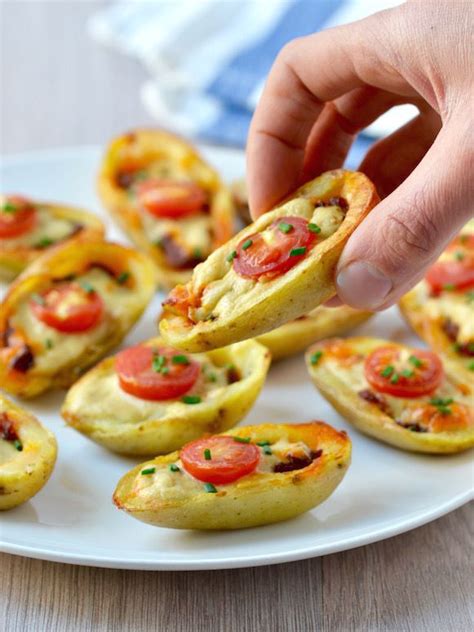 Mini Vegan Pizza Potato Skins - Coconut and Berries | Recipe | Vegan ...