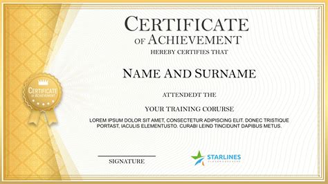 Free Certificate Templates For Google Slides