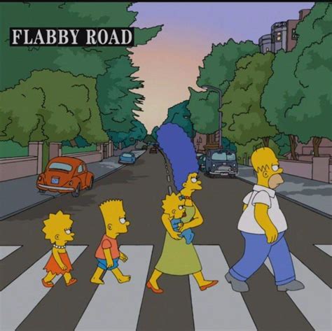 The Simpsons Forever | The simpsons, Emo cartoons, Abbey road