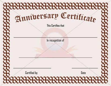 Employee Anniversary Certificate Template (2) | PROFESSIONAL TEMPLATES