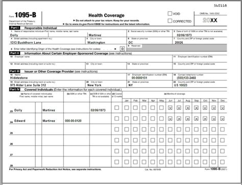 1095 B Form 2023 - Printable Forms Free Online