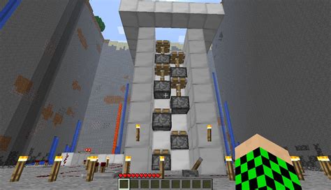 Piston Elevator Minecraft Map