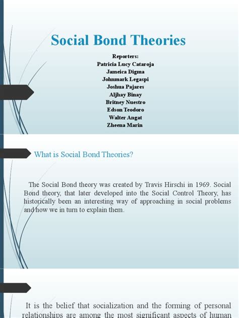 Social Bond Theories | PDF | Deviance (Sociology) | Criminology