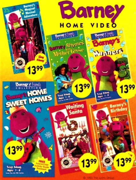 Barney Home Video 1993 by BestBarneyFan on DeviantArt