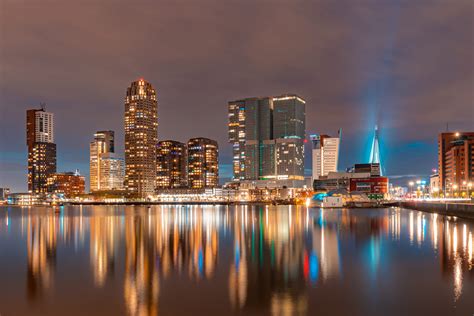 Skyline Rotterdam vanaf Rijnhaven - Arisca Photography