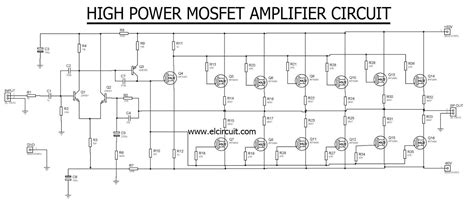 Mosfet Audio Amp Circuit Diagram