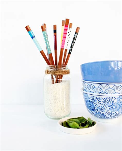 Decorated Chopsticks | Chopsticks diy, Diy, Decor