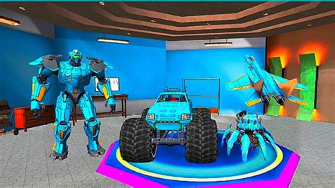 Robot War Jet Monster Truck Transformer Game - Android Gameplay - YouTube