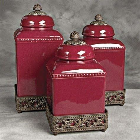 Ceramic Canister Sets For Kitchen Red - The Best Farmhouse Canister Sets For Your Kitchen ...