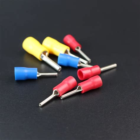 1000pcs/pack PTV1.25 13 cord Pin end insulating connector terminal ...