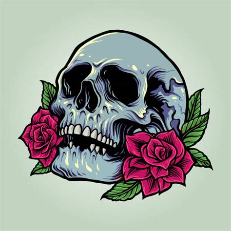 Sugar Skull Roses Stock Photos, Pictures & Royalty-Free Images - iStock