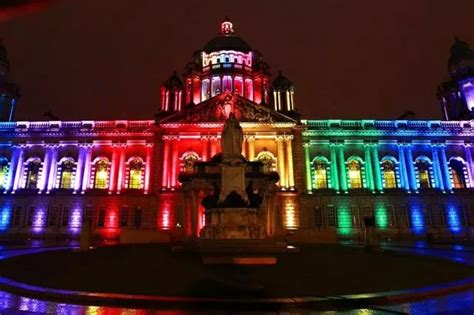 PHOTO: Belfast City Hall lights up for Pride - Belfast Live