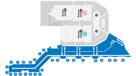 Miami Airport Map (MIA) - Printable Terminal Maps, Shops, Food, Restaurants Maps | Tripindicator