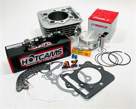 Honda 400EX 400 EX Top End Cylinder Kit Wiseco Piston Gaskets Stage 1 ...