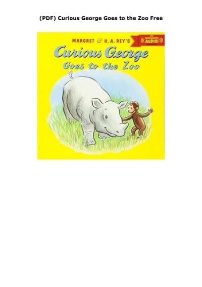 (PDF) Curious George Goes to the Zoo Free