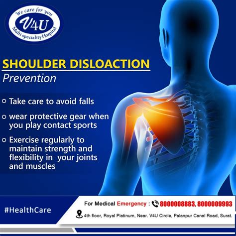 Shoulder dislocation... - V4U Multi speciality Hospital | Facebook