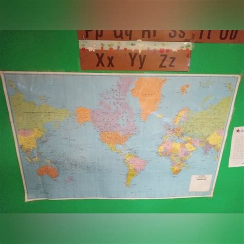 Hammond | Wall Decor | 989 Laminated World Map | Poshmark