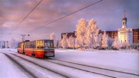 Winter in St Petersburg, Russia [1920x1080] : wallpapers