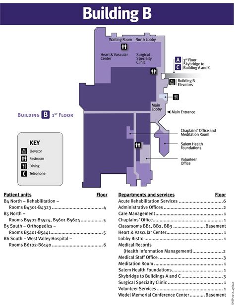 Visitor Map | Patient Visitor | Salem Health