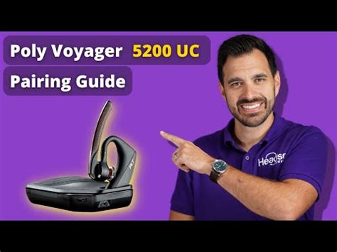 Poly Voyager 5200 UC Pairing Guide