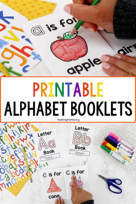 Printable Alphabet Booklets - Teaching Mama