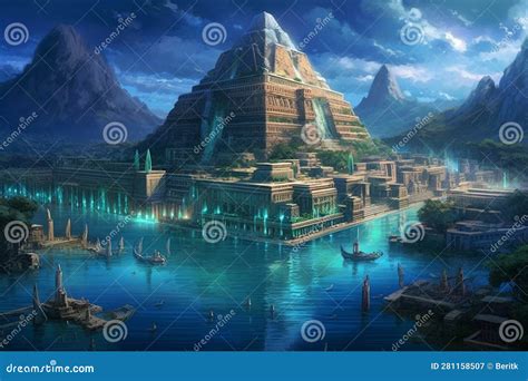 Atlantis, Ancient Civilization, History and Mythology, Legend City Sunken Under the Water ...