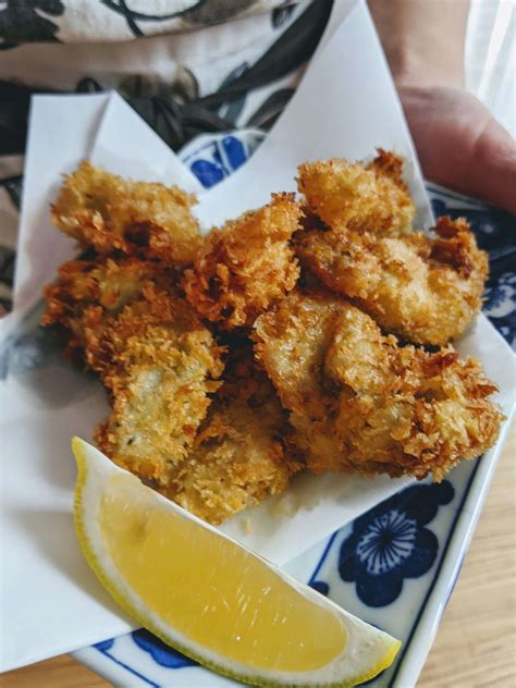 Panko Breaded and Fried Oysters - The Japanese Kitchen