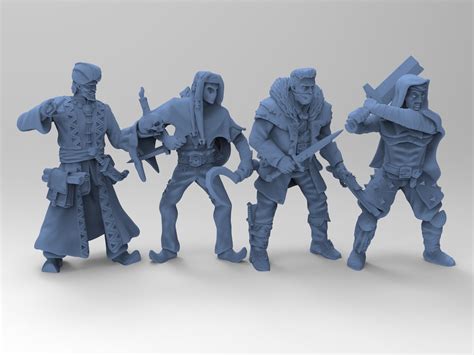 STL file Highwayman darkest dungeon 2・3D printable model to download・Cults