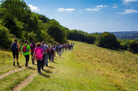 Large Group of Hikers editorial image. Image of people - 39605640