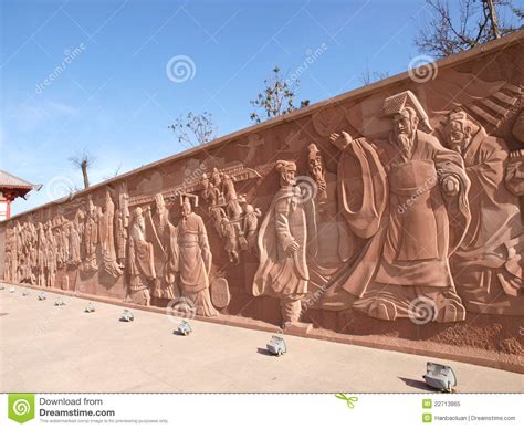 Ancient Chinese Emperors Statue Editorial Image - Image of army, china: 22713865