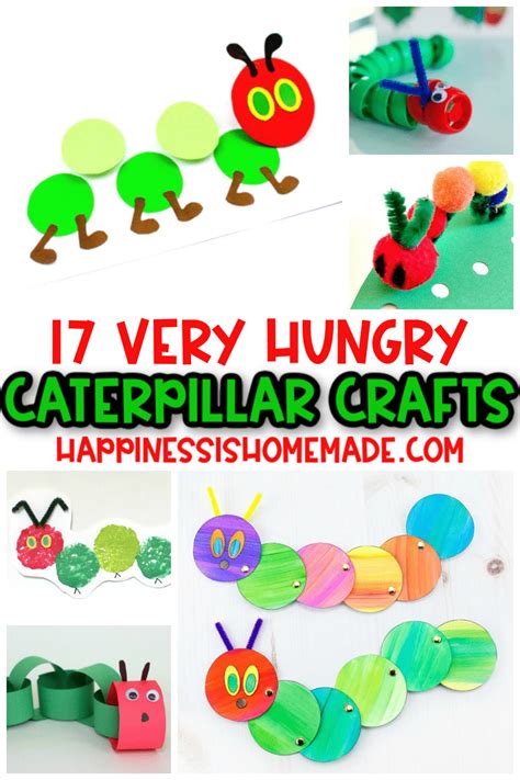 Very Hungry Caterpillar Crafts - Happiness is Homemade