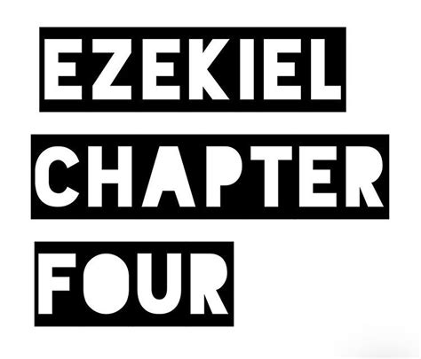 Ezekiel 4: "Seige of Jerusalem" This is one of the 4 symbolic actions of Ezekiel in this book ...