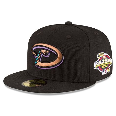 New Era Arizona Diamondbacks Black 2001 World Series Wool 59FIFTY ...